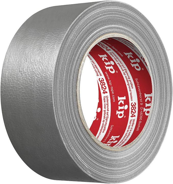 Kip 3824 Duct Tape Zilver 50mm - 50 meter