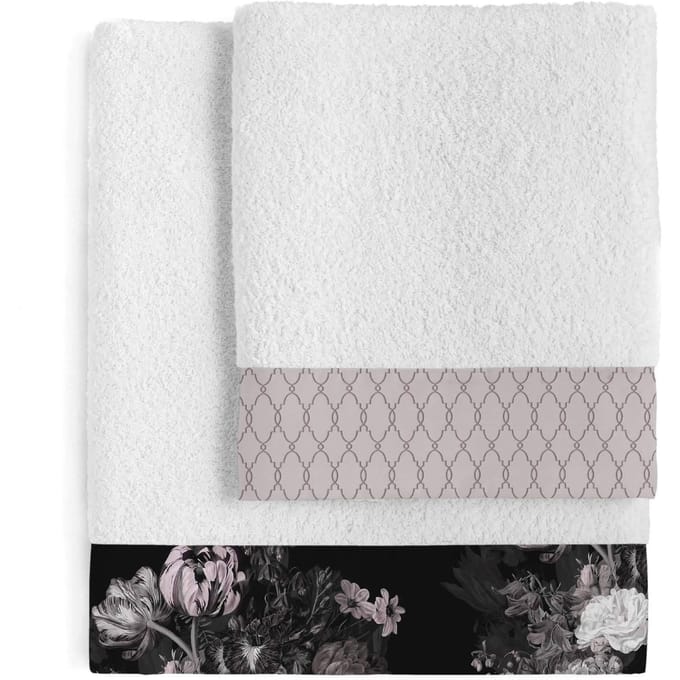 Set van 2 handdoeken Onyx | Happy Friday