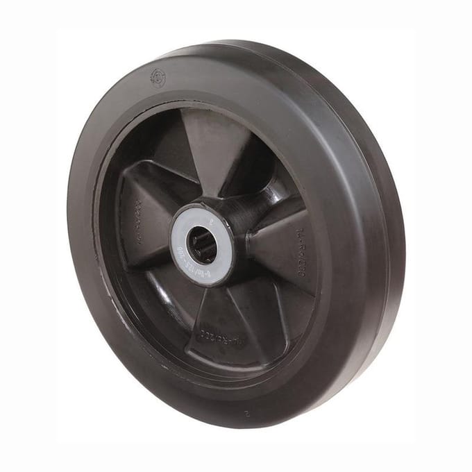 BS zwenkwielen Elastisch massief rubber zwart Rollager Ø 200 mm 3...