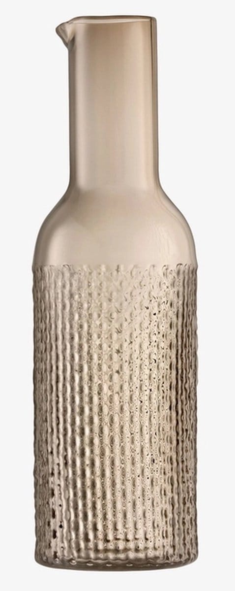 L.S.A. - Wicker Waterkaraf 1,2 liter - Bruin