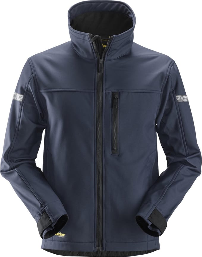 Snickers Softshell Jack - AllroundWork 1200 - blauw - Maat M