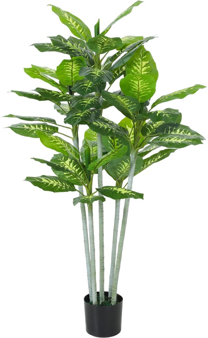 HOMCOM - Kunstplanten - PE - 17x17x150cm - Groen