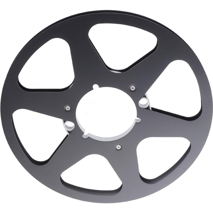 14 10.5 Inch Lege Tape Spoel Aluminiumlegering 6 Gaten Universele Opening Machineonderdeel Lege Opname black