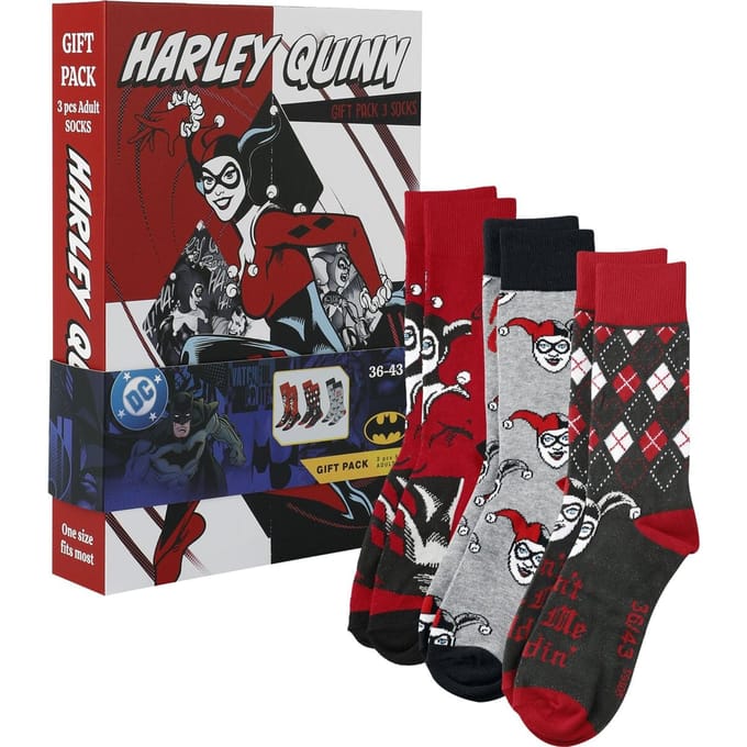 Batman Harley Quinn Unisex Sokken - meerkleurig - one size