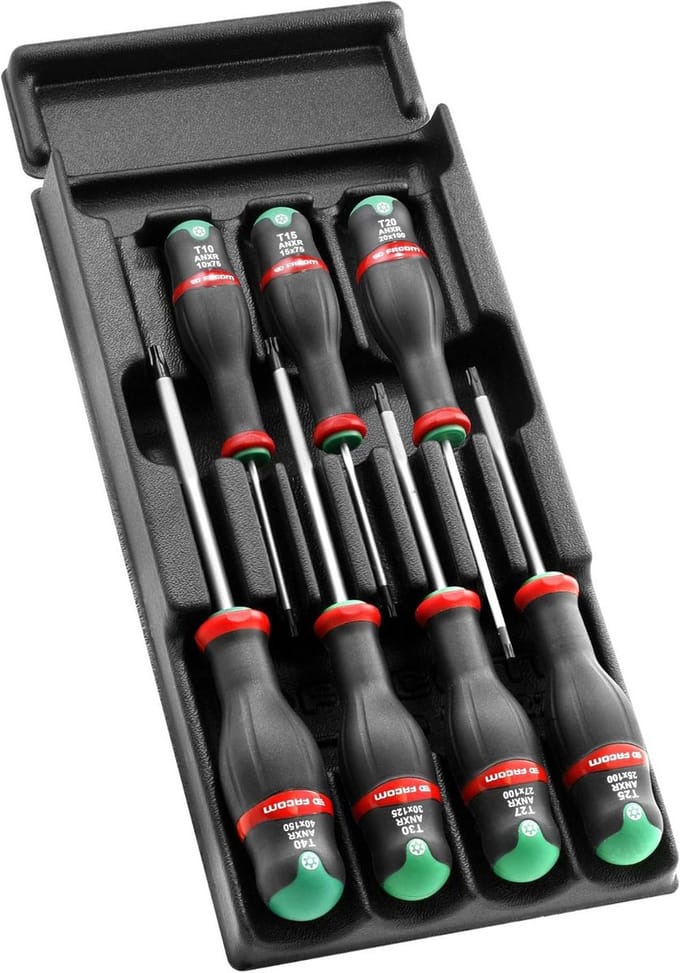 7-delige Schroevendraaierset met Wisselbits voor Diverse Klussen