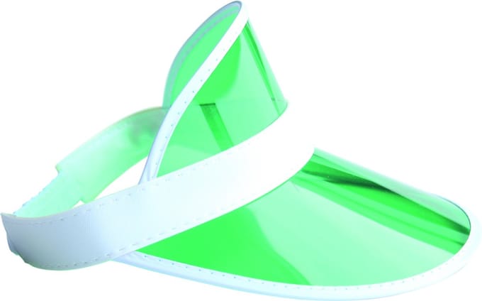 Zonneklep - Foute Party - Carnaval - Groen - Volwassenen - One Size