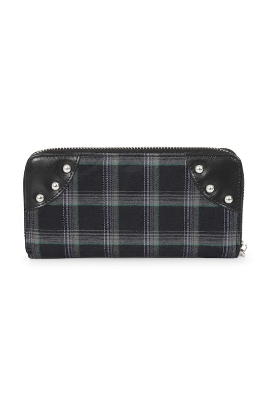 Banned - Gothic Portemonnee - Rise Up Wallet - voor Vrouwen - grijs