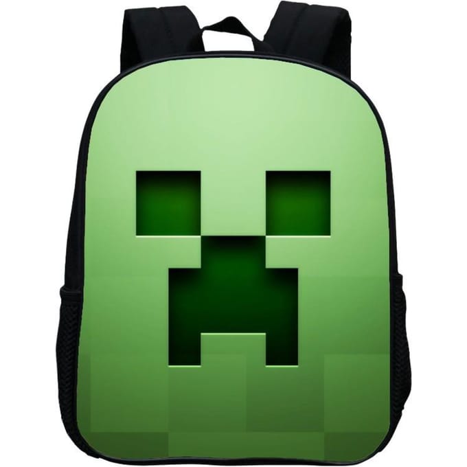Bedrukte Kleuterschooltas, Cartoon Minecraft 12-Inch Rugzak, Licht En Casual 12inch backpack