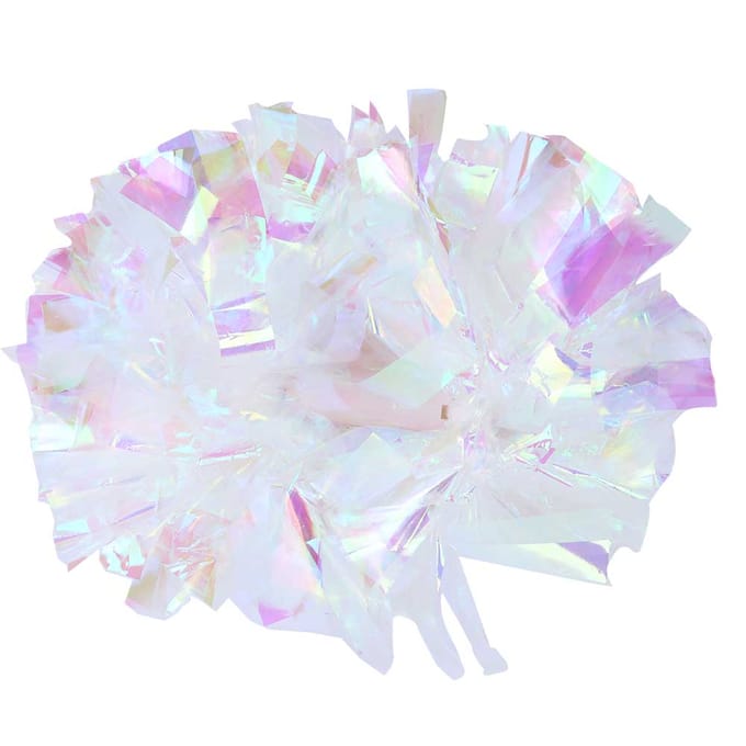 Cheerleading Pompons Pompoms voor Dansfeest Schoolsportwedstrijd (7 kleuren) gray