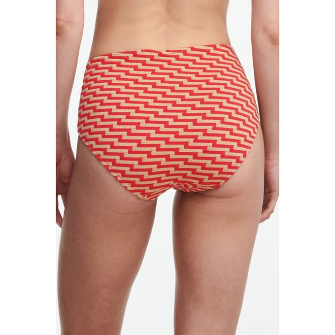 Femilet Sw Bo. Full Brief Std High W. Golden Red Größe: 44 | Bikinis Outlet | Damen | Rot