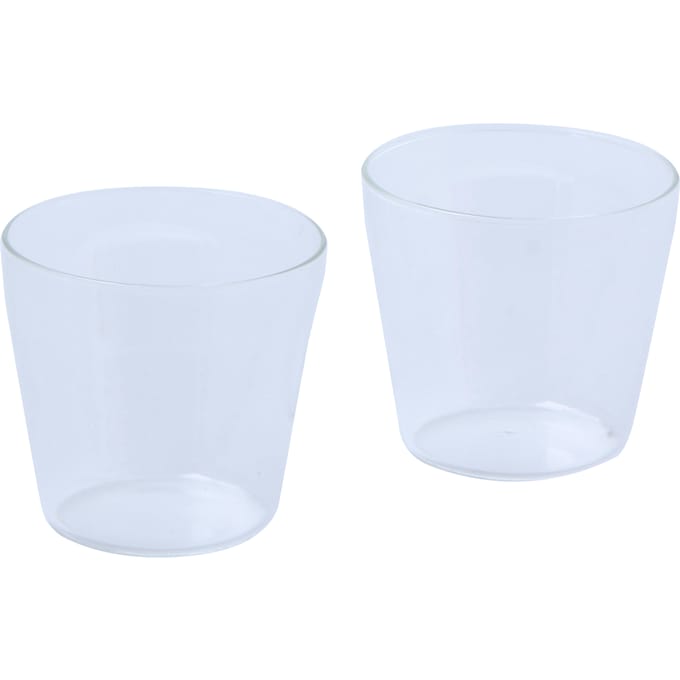 NINE Milk drinkglas set van 2 - clear