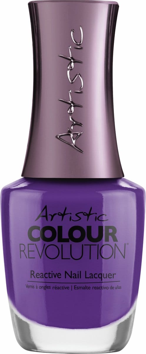Artistic Nail Design Colour Revolution ' Pin-Up Purple ' ( Paars-Blauw Parelmoer )