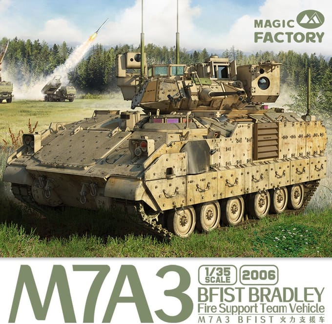 Magic Factory 2006 M7A3 BFIST Fire Support Vehicle Bouwpakket Schaal 1:35