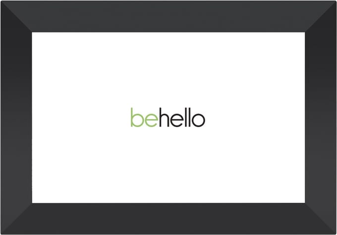 BeHello Digitale fotolijst met Frameo app 16GB zwart