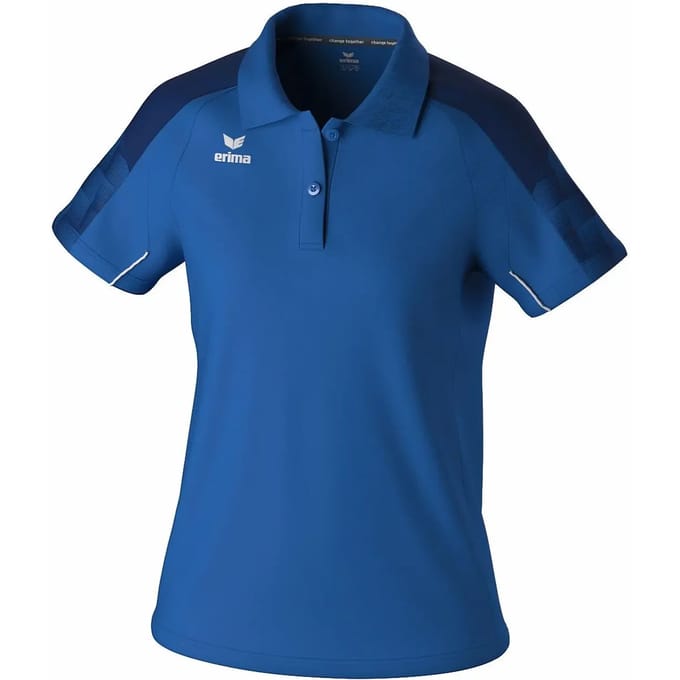 Erima Evo Star Polo Dames - Royal / Marine | Maat: 38