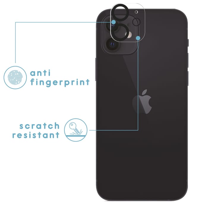 imoshion Camera Lens Protector - Geschikt geschikt voor Apple iPhone 12 Mini - 2 Pack