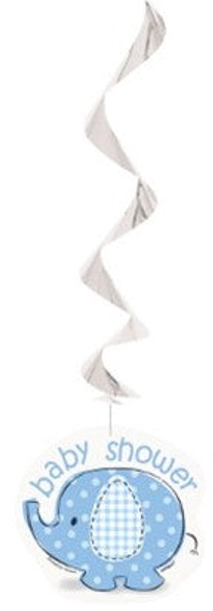 Hangende decoratie van 3 olifantenbabyfeestjes
