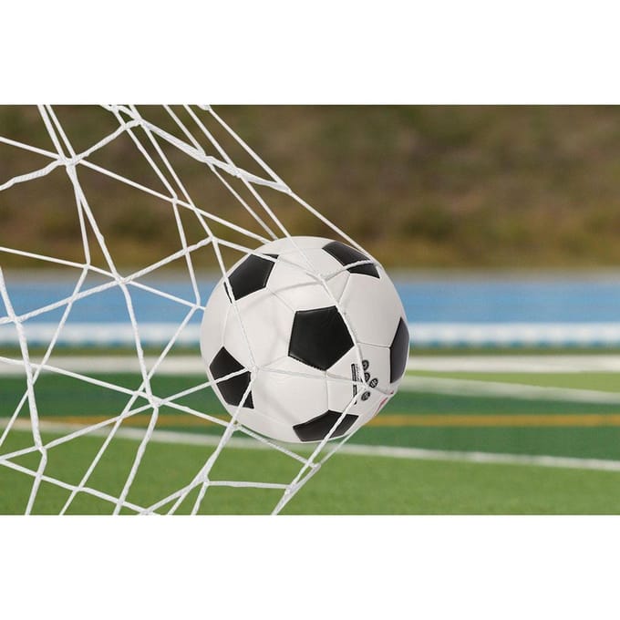 8 X 4ft Voetbaldoelnetting Voetbal Duurzaam Net Materiaal gray