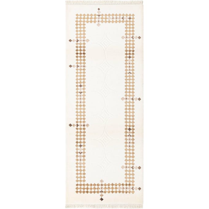 Vloerkleed Daisy handgemaakt wol | Hadorn