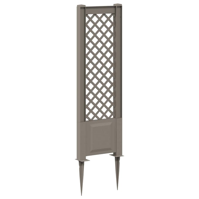vidaXL - Trellis - met - Spike - PP - Grijs