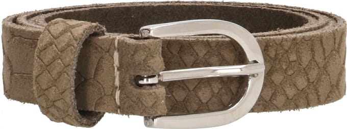 Old West Riem 2 cm Taupe Croco | Maat 95