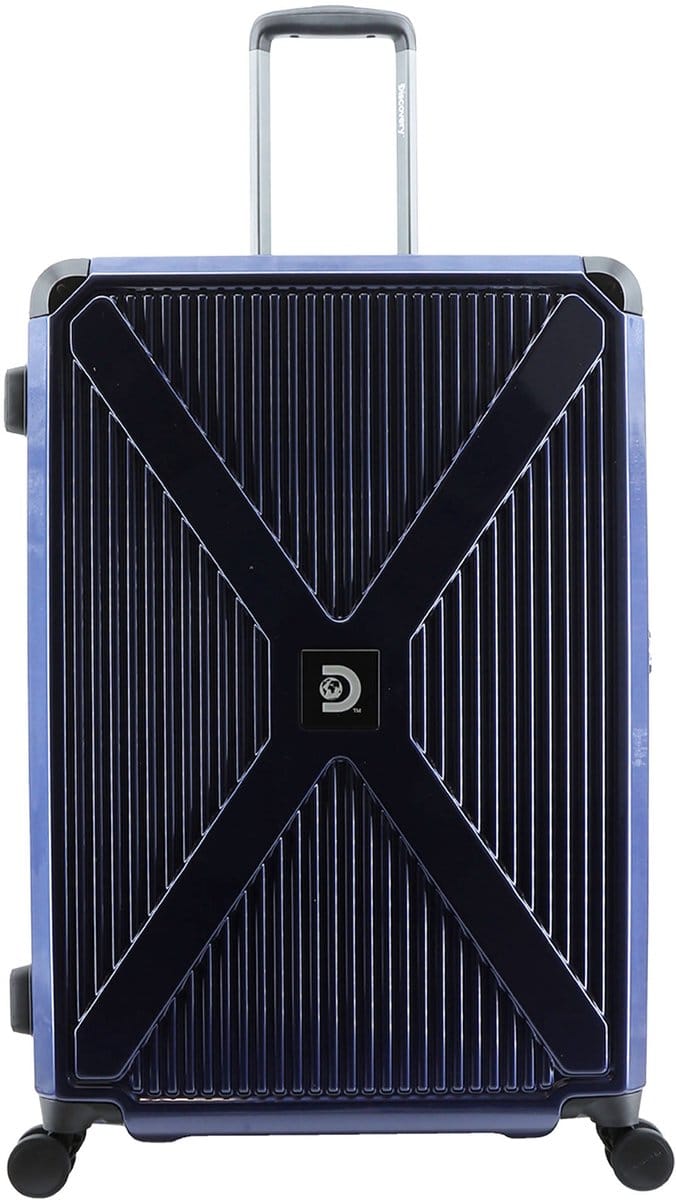 Discovery Crossroad Polycarbonaat Reiskoffer L- Blauw - 132 Liter - Blauw / Large