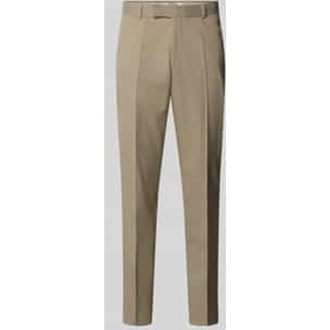 Pantalon van mix van scheerwol en elastaan model 'Sendrik'