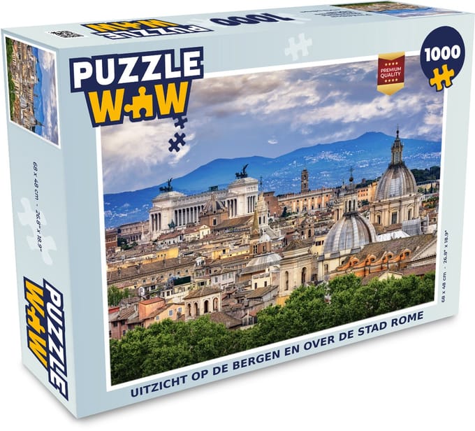 Puzzel Rome - Uitzicht - Italië - Legpuzzel - Puzzel 1000 stukjes volwassenen