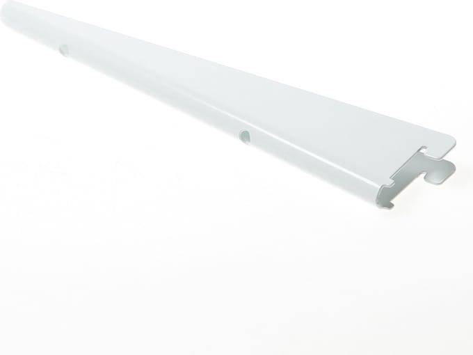 Element Drager dubbel 1-haaks sys 32 staal wit 22cm 10202-00019