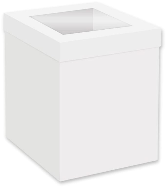 Simply Making Hoge Cake Box Venster Wit 30x30x30cm