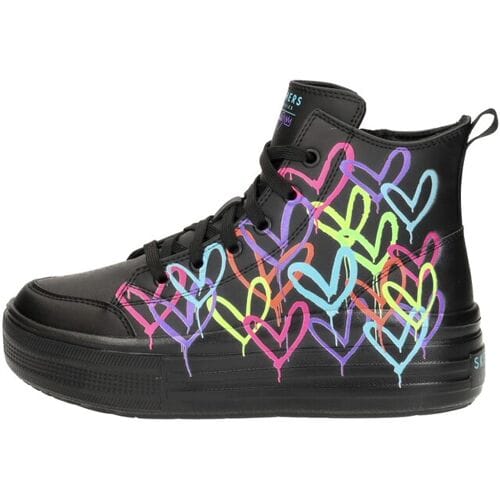 Skechers Hyperlift Veterboots zwart Synthetisch - Sneakers - Unisex
