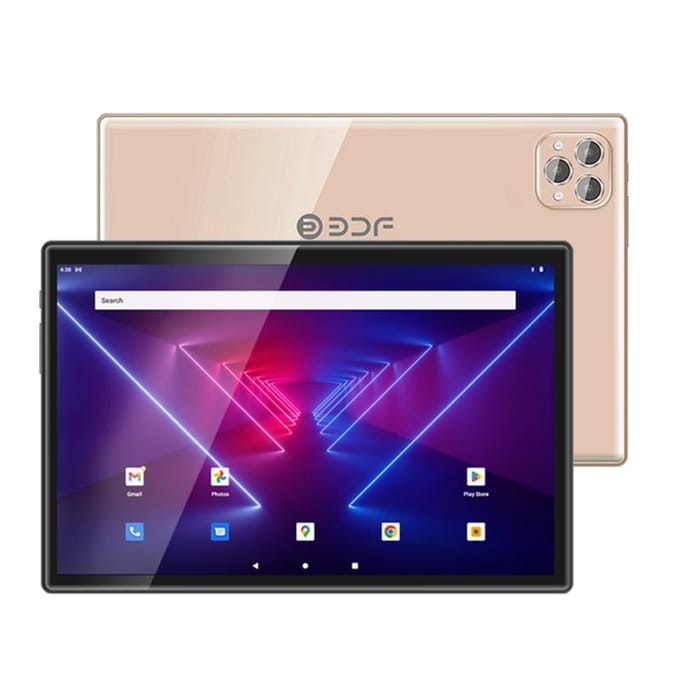Tablette PC 2026 P50 10,1 pouces 8 Go+256 Go Android 13 Wi-Fi 4G LTE Standard or