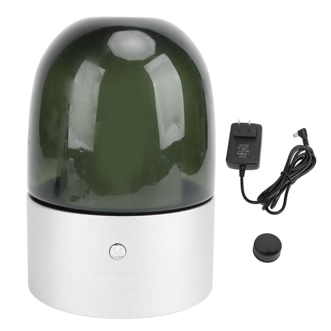 Diffuseur d'Huiles Essentielles sans Eau 5W 60ml Diffuseur d'Aromathérapie avec Base en Aluminium Lumière Colorée gray