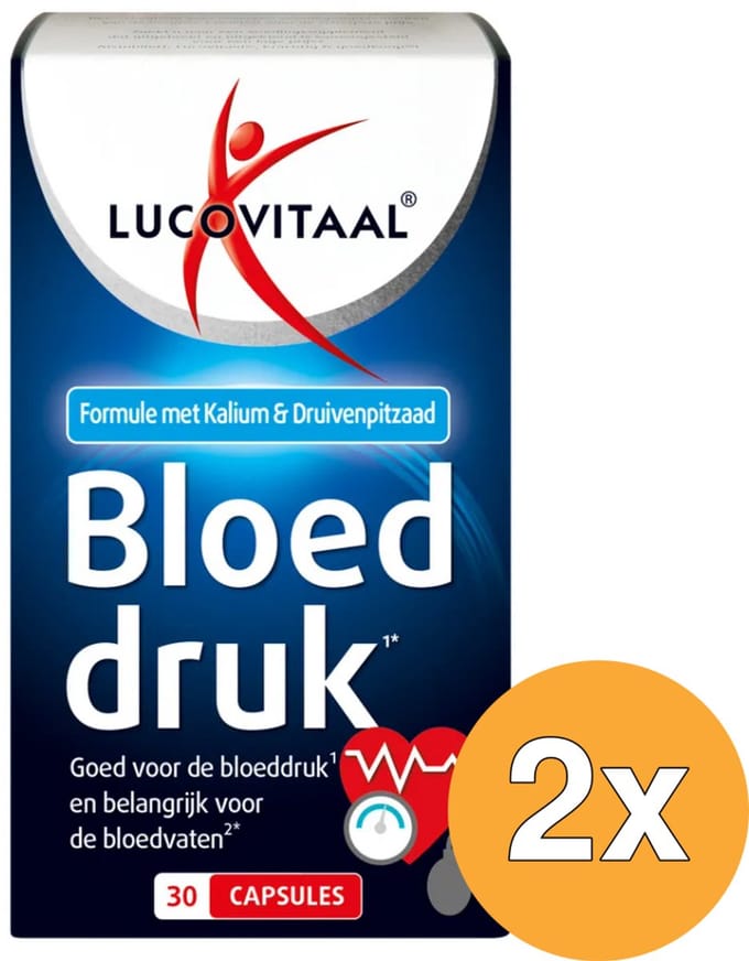 2x Lucovitaal Bloeddruk (30 capsules)