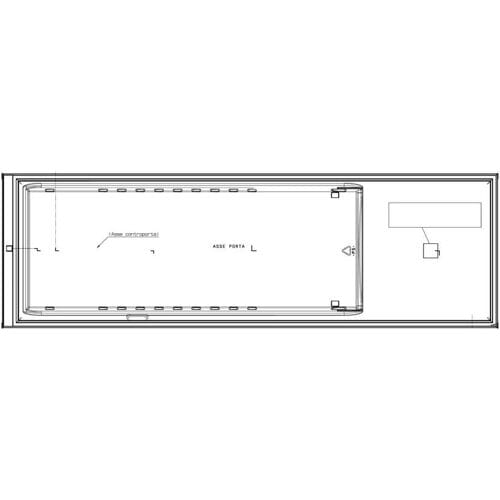AEG Witte koelkastdeur - 538x1728mm 8086701011