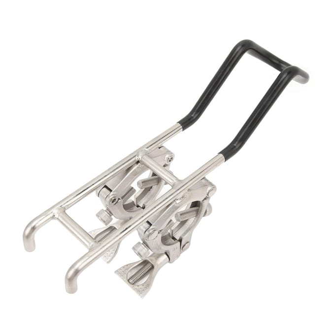 Support de canne à pêche en acier inoxydable Rack Support de canne Support de canne pour bateaux montés sur rail Accessoires white