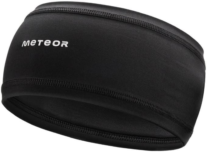 Meteor Hoofdband Thermoactief Sneldrogend Shock II Zwart