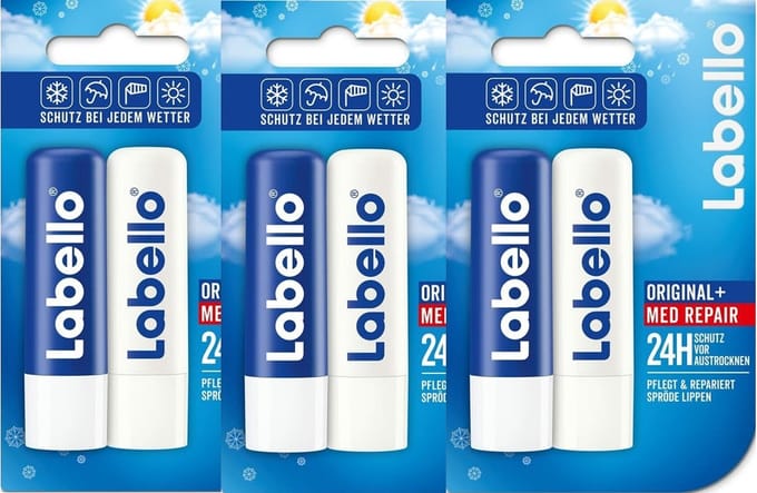 Labello Stick - Original + Med Repair - 3 x Duoverpakking