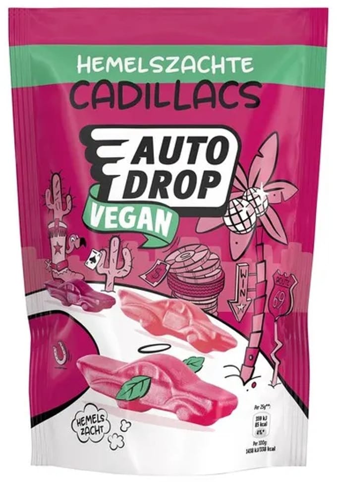 Autodrop bosvrucht cadillacs vegan zakje 150 gr