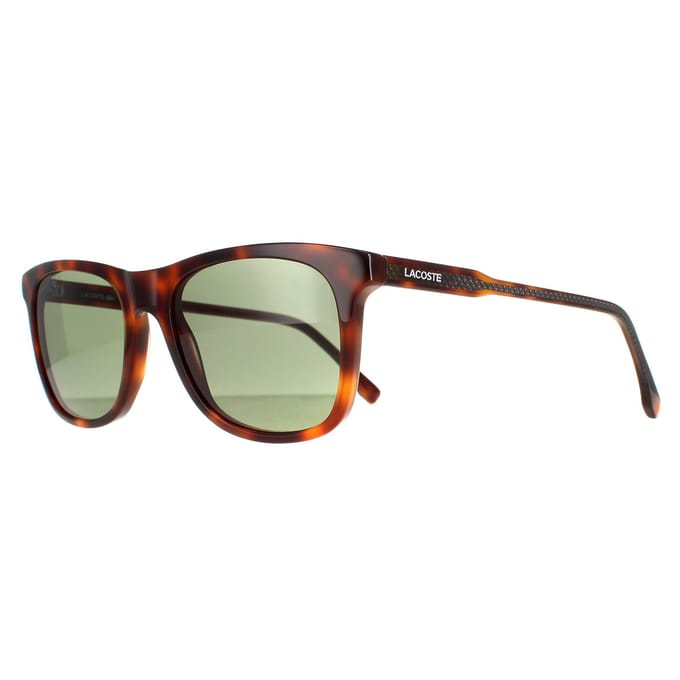 Lacoste Vierkant Mannen Dark Havana Groente L933s