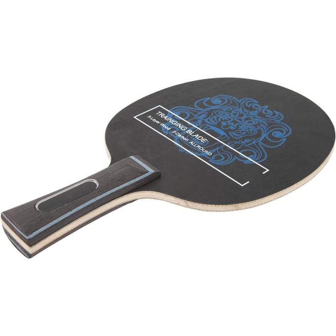Tafeltennisblad Professioneel Pingpong Batbord Basis Lang Handvat Horizontale Bat gray