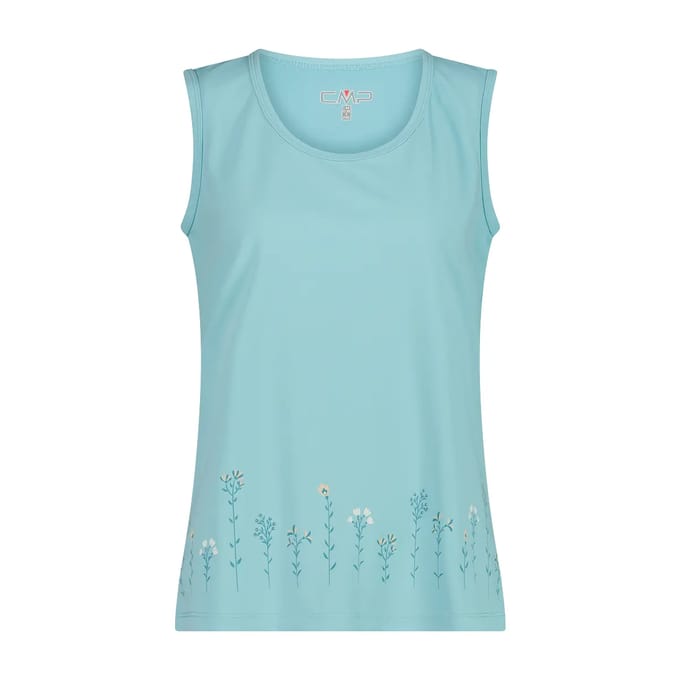 Vrouwelijke tanktop met print CMP