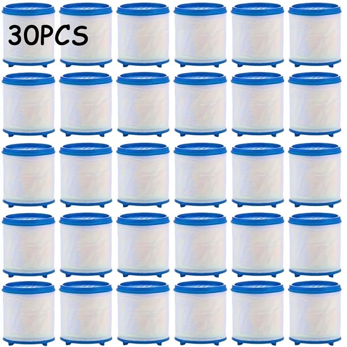 Livé® Waterfilter Cartridges – 30 Stuks PP Katoen Kraan & Douche