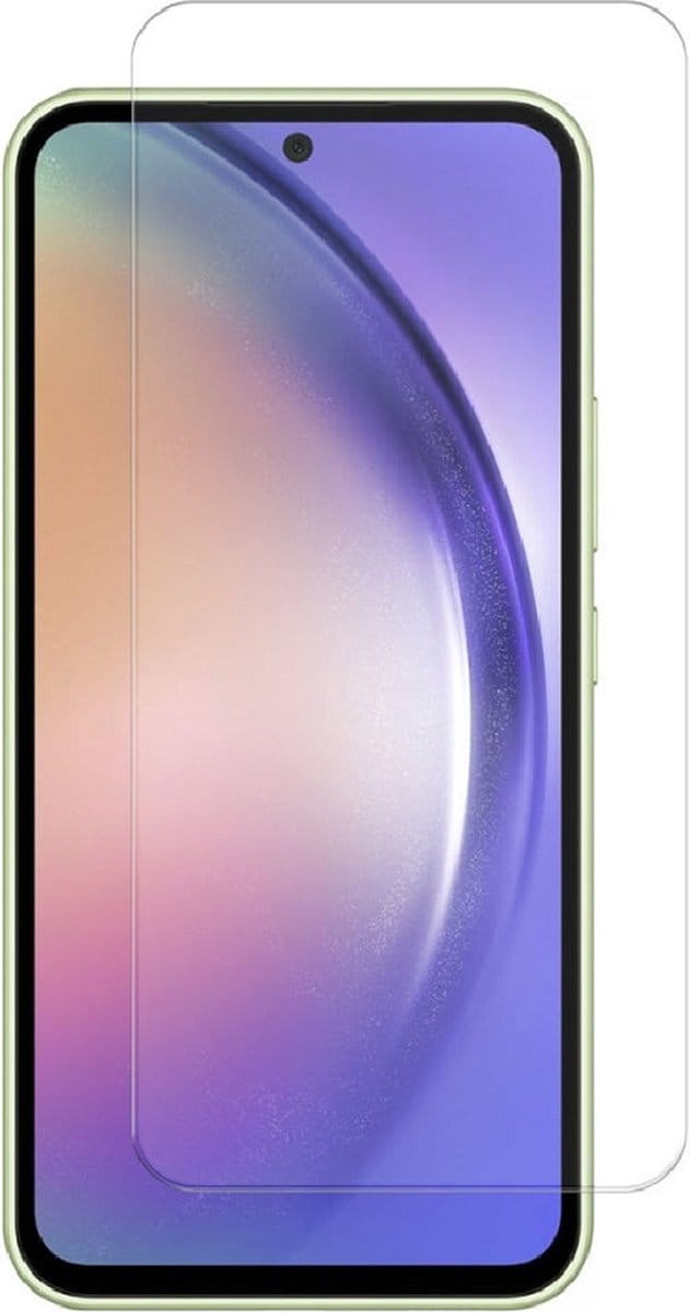 LuxeBass Screenprotector geschikt voor Samsung Galaxy A54 - Tempered Glas - glas scherm - bescherming