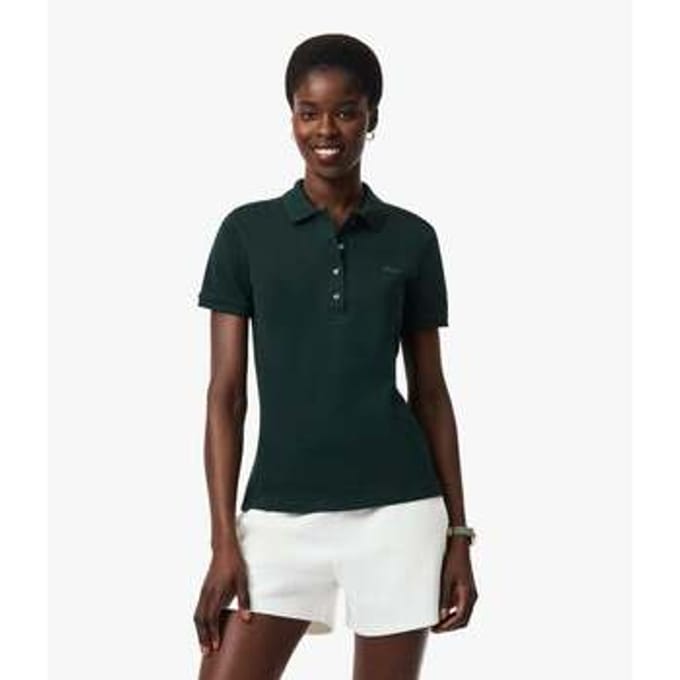Polo Shirt Korte Mouw Lacoste Polo Slim Sinople