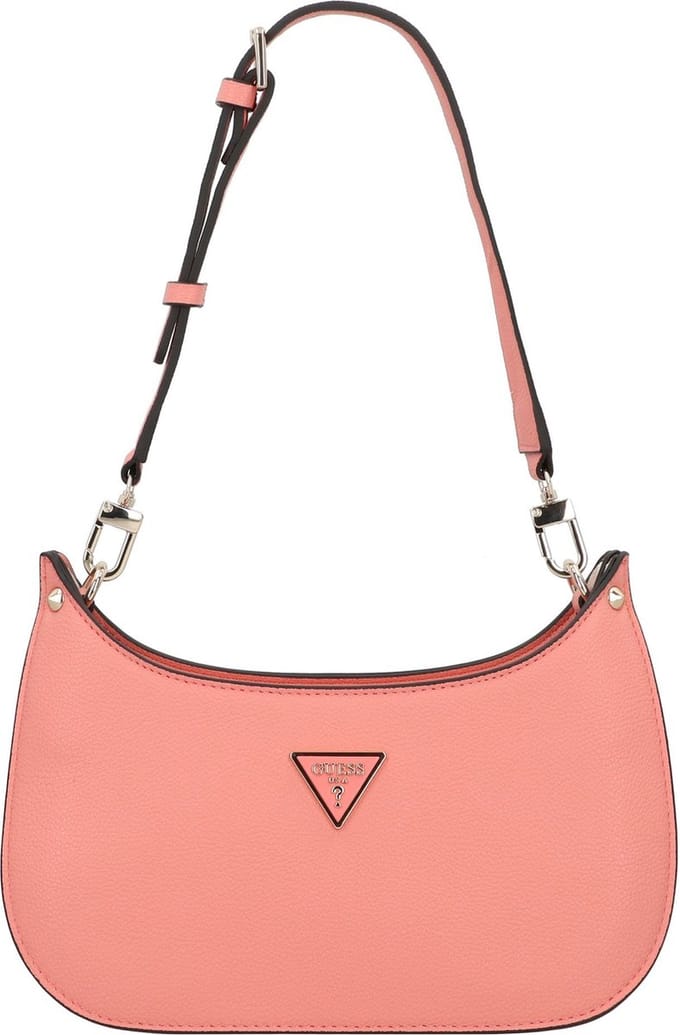 GUESS Schoudertas Meridian Mini Top Zip Shoulder Bag Coral Koraalrood