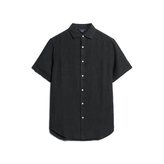 Superdry - Studios casual linnen overhemd - Heren - Shirts