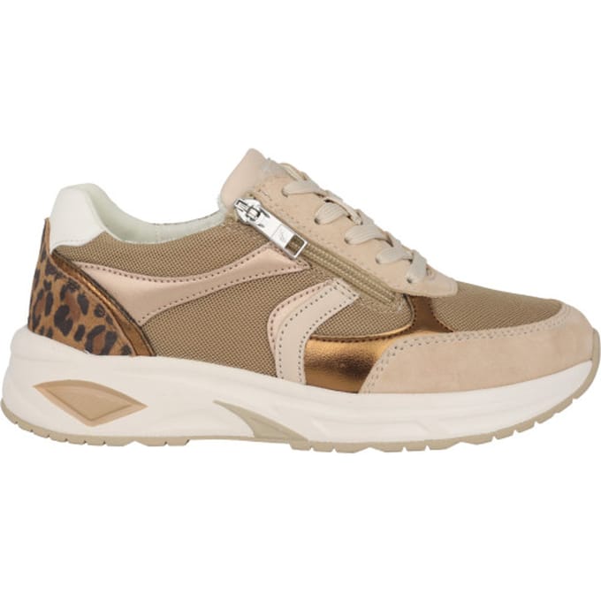 Waldläufer H-Jill - dames sneaker - Beige - maat 38 (EU) 5 (UK)