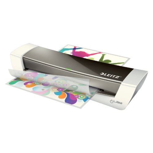 Leitz iLAM Home Office A4 - 2 min. opwarmen, 45 s/A4, 75-125 µm, SMART-LED, anti-jam, auto-off 15 min, starterset 5×A4