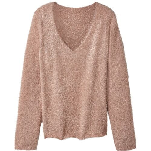 ESMARA Gebreide dames trui (Beige, S (36/38))
